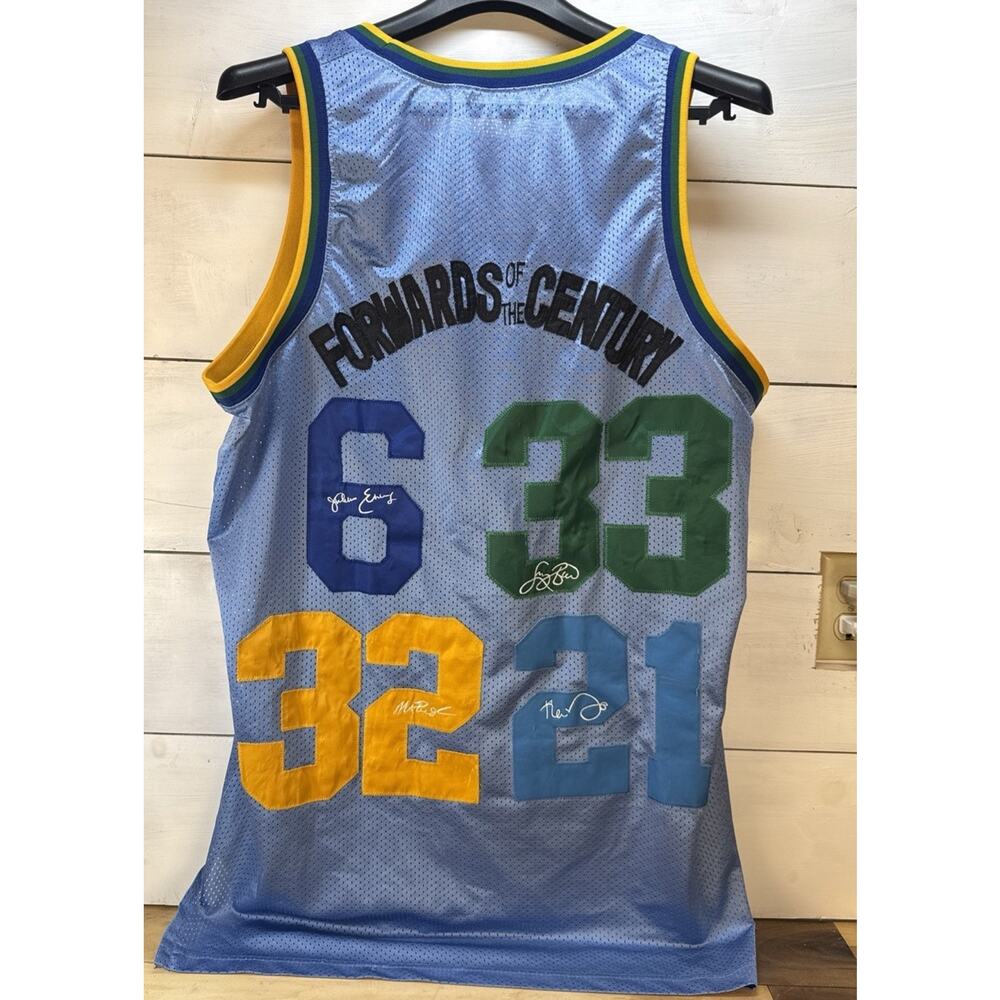 Hardwood Classics Forwards Of The Century NBA JERSEY BIRD DR J MAGIC GARNETT XXL